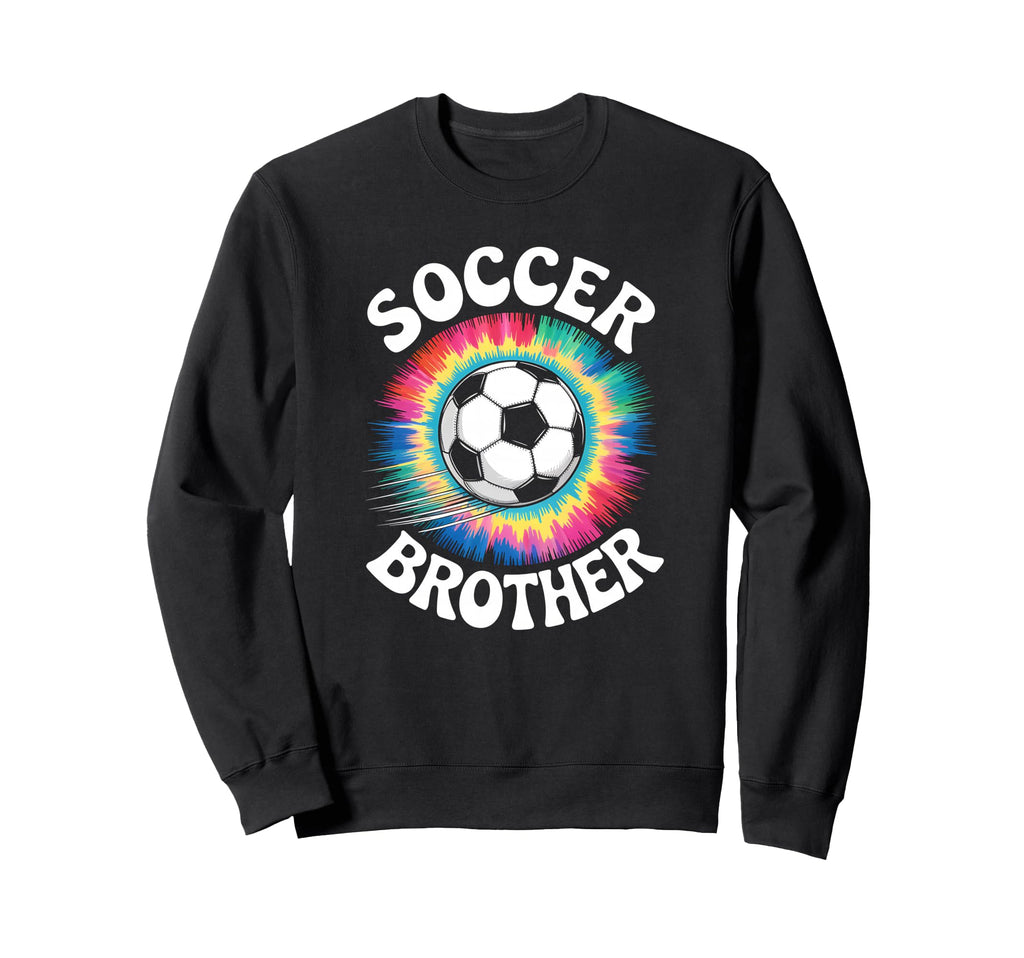 Soccer Brother Tie Dye Spirit Sweatshirt - Aesthetic Graphic Men Women