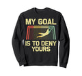 Soccer Goalie Art Gag Soccer Sweatshirt - Fun Novelty Design Men Women