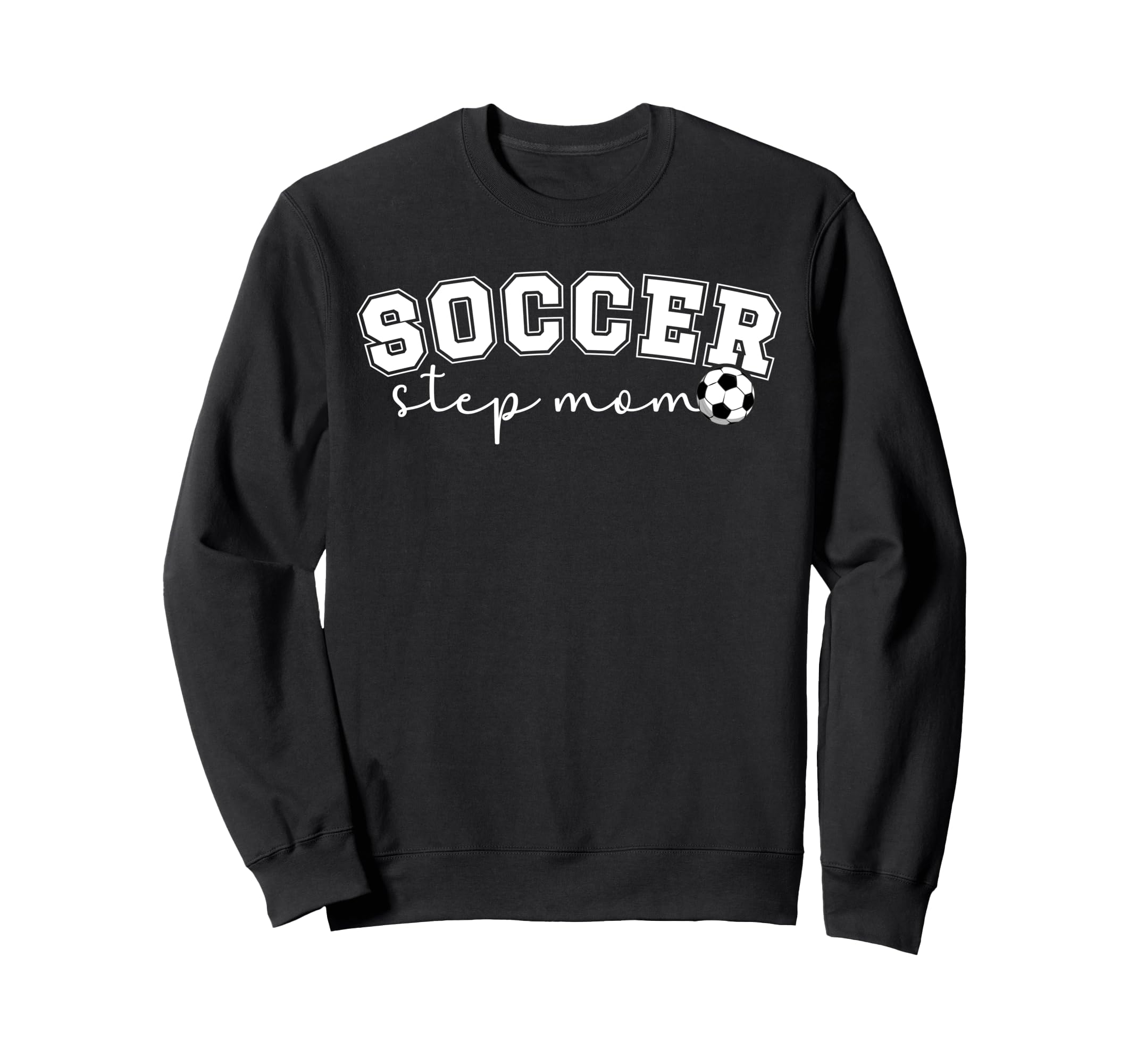 Soccer Step Mom Soccer Player Sweatshirt - Custom Art Print Unisex