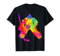 Ice Hockey Goalkeeper And Children T-Shirt - Unique Graphic Men Women