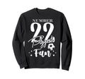 Number 22 Biggest Fan Soccer Sweatshirt - Aesthetic Graphic for Adults