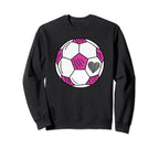 Soccer Heart Sweatshirt - Streetwear Style for Adults