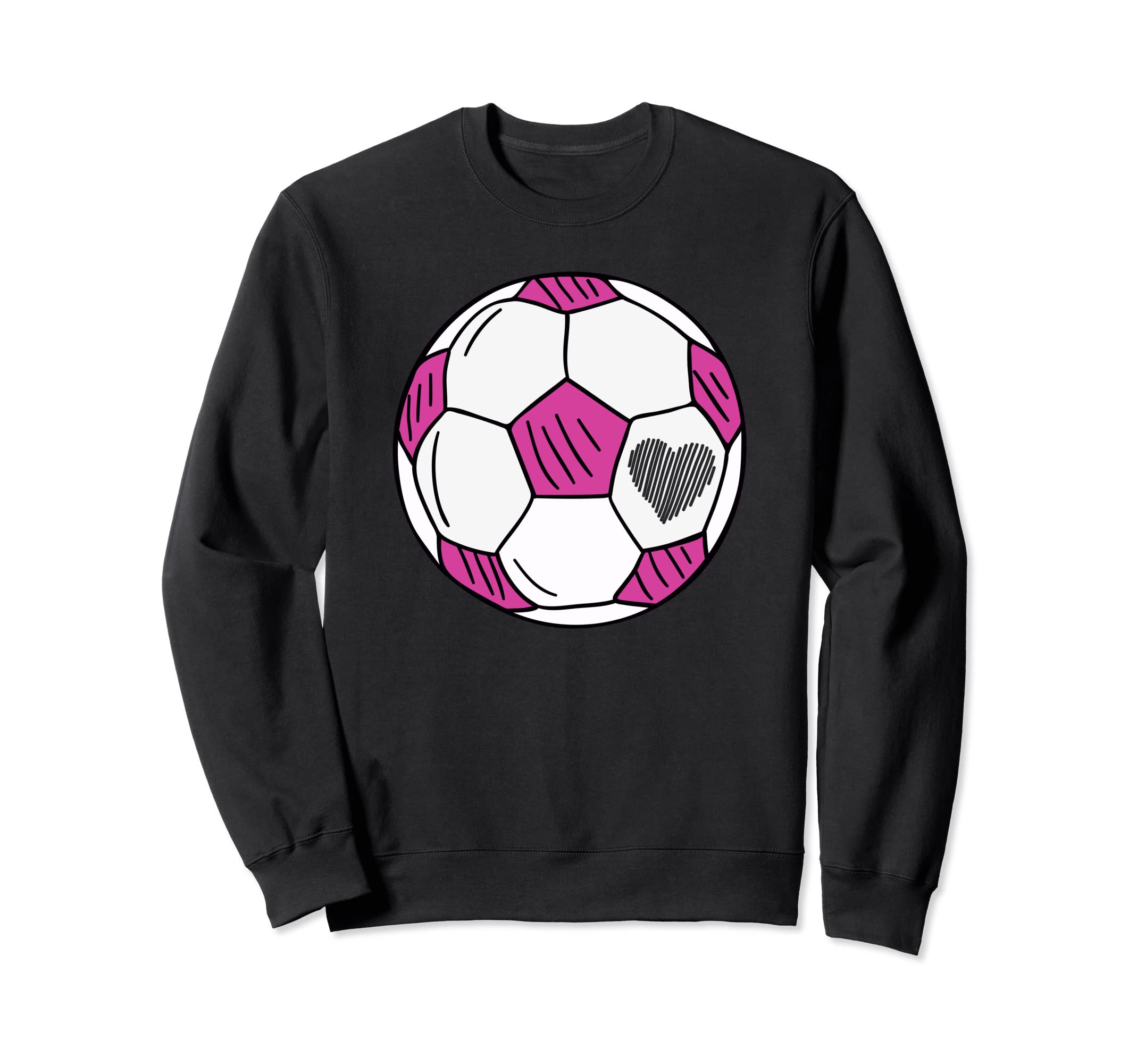 Soccer Heart Sweatshirt - Streetwear Style for Adults