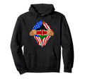 Kenyan Blood Inside Me Kenya Flag Gift Hoodie - Unique Graphic for Adults
