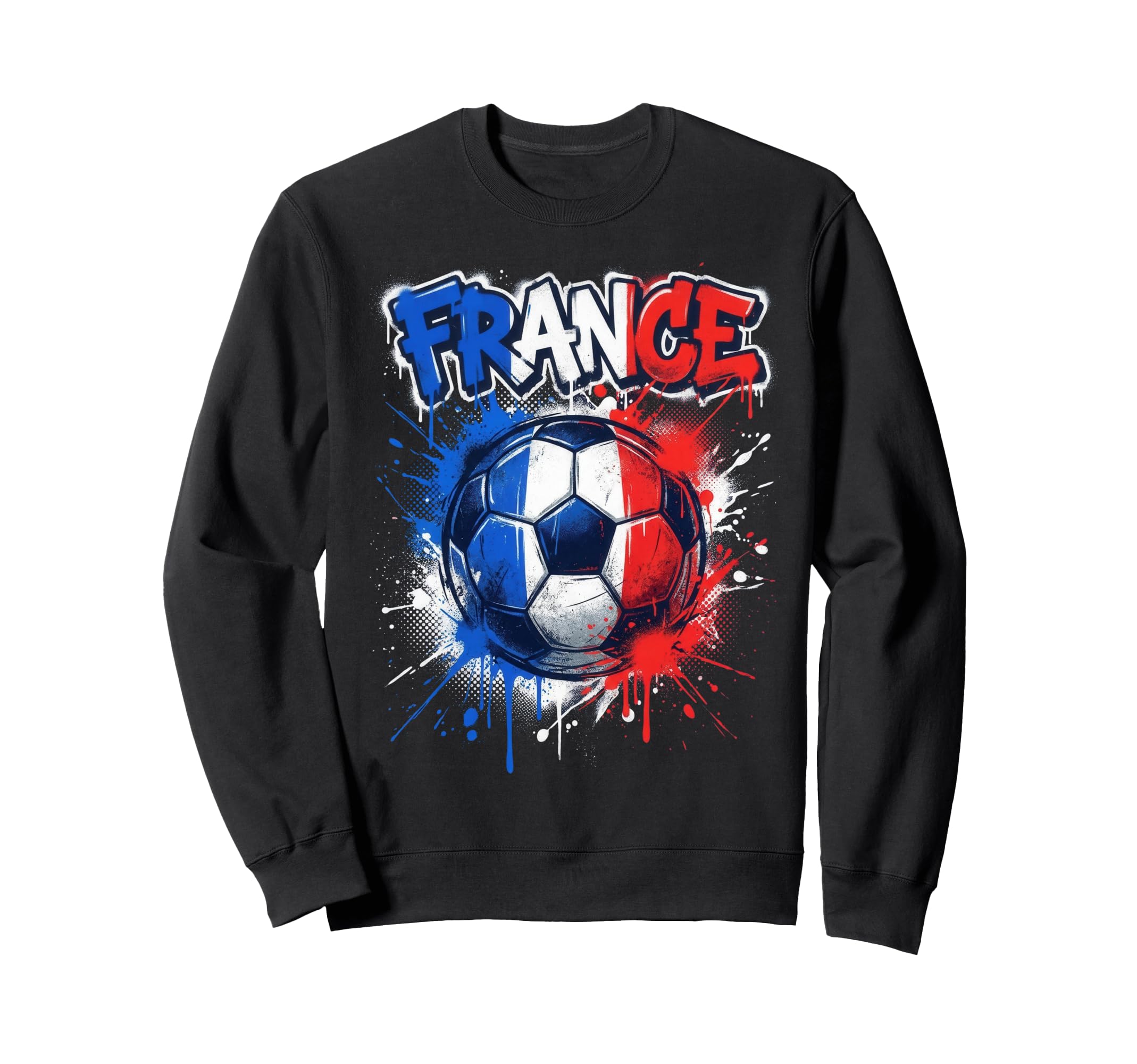 France Football Soccer Player Sweatshirt - Aesthetic Graphic for Adults