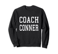 Coach Conner Custom Football Soccer Sweatshirt - Aesthetic Graphic Unisex