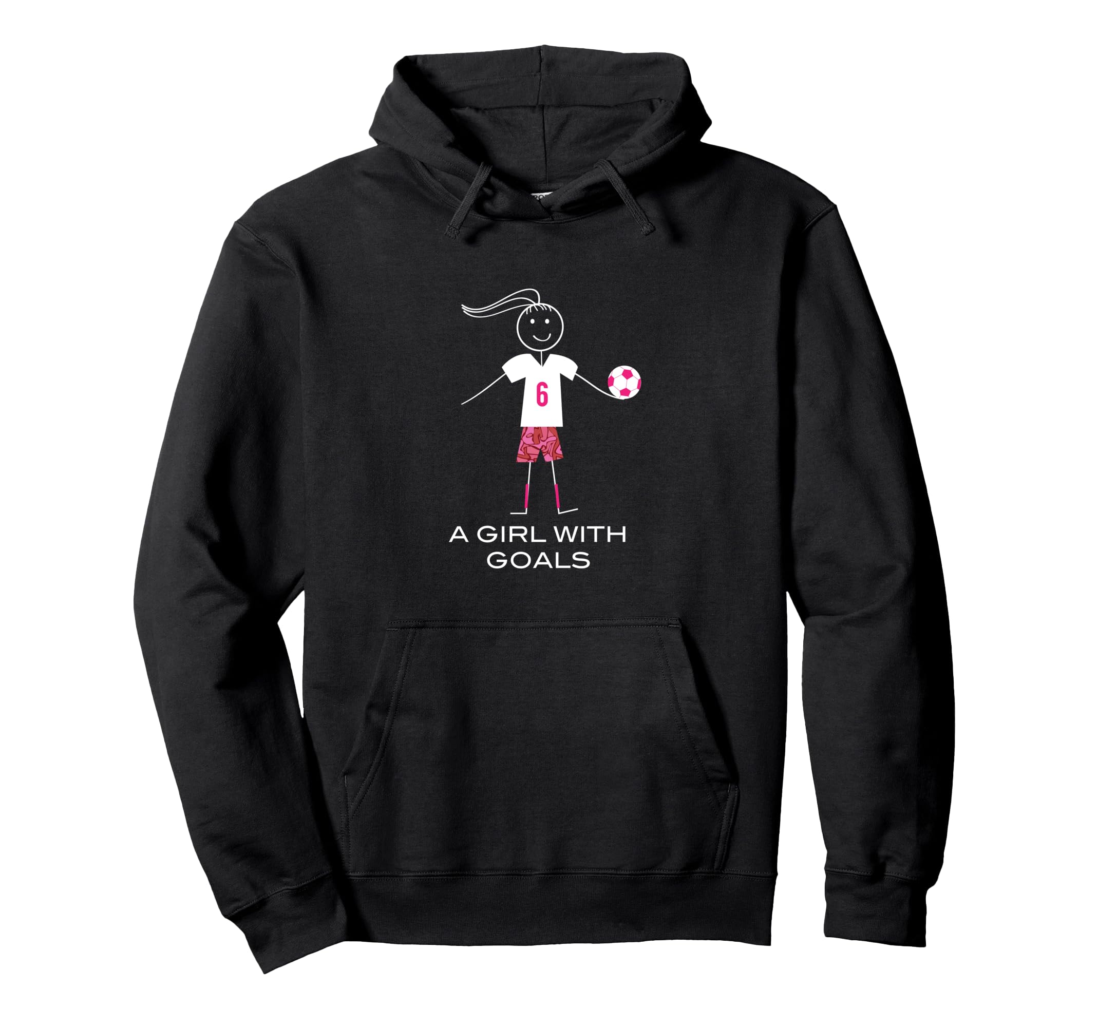 Funny Soccer Goals Hoodie - Aesthetic Graphic Unisex