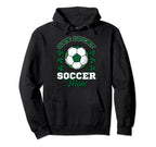 Soccer Mom St Patricks Day Shamrock Hoodie - Novelty Apparel for Adults