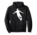 Silhouette Soccer Player Football Hoodie - Streetwear Style Men Women