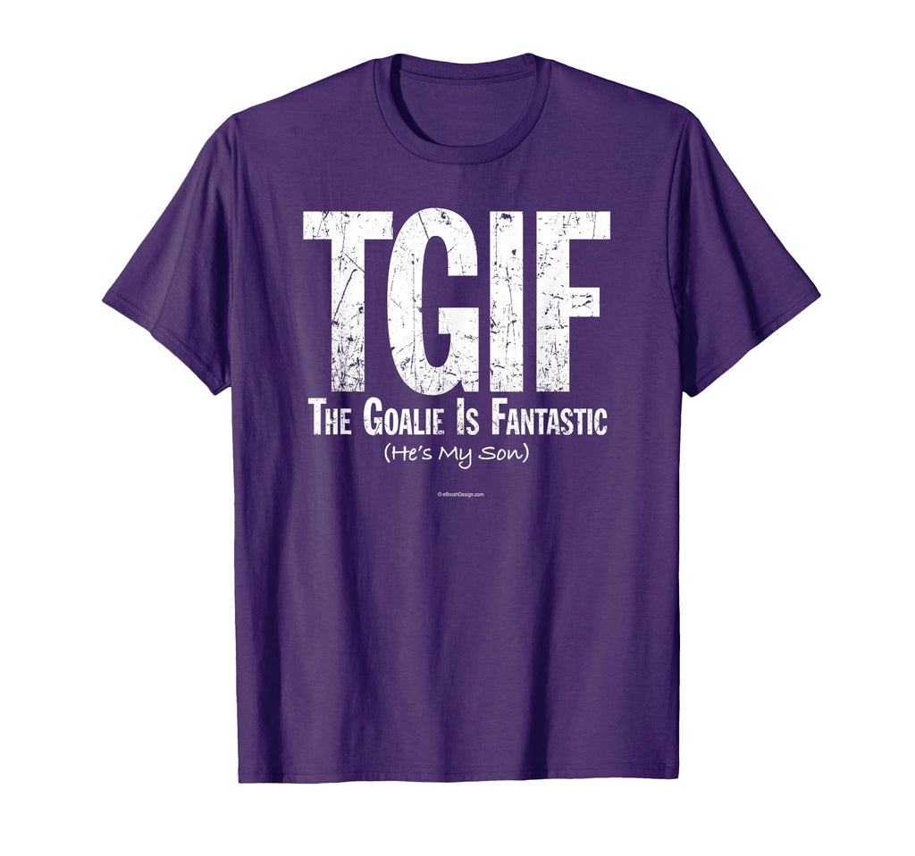 Tgif Goalie Is Fantastic Soccer Dad Or T-Shirt - Graphic Print Unisex