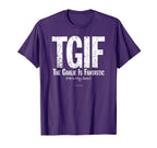 Tgif Goalie Is Fantastic Soccer Dad Or T-Shirt - Graphic Print Unisex