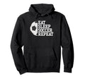 Eat Sleep Soccer Repeat Soccer Player Hoodie - Streetwear Style Men Women