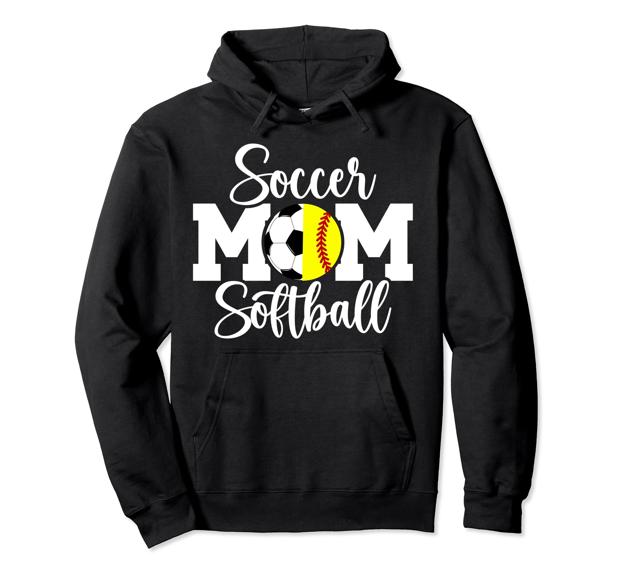 Soccer Softball Mom Ballers Softball Hoodie - Novelty Apparel Men Women