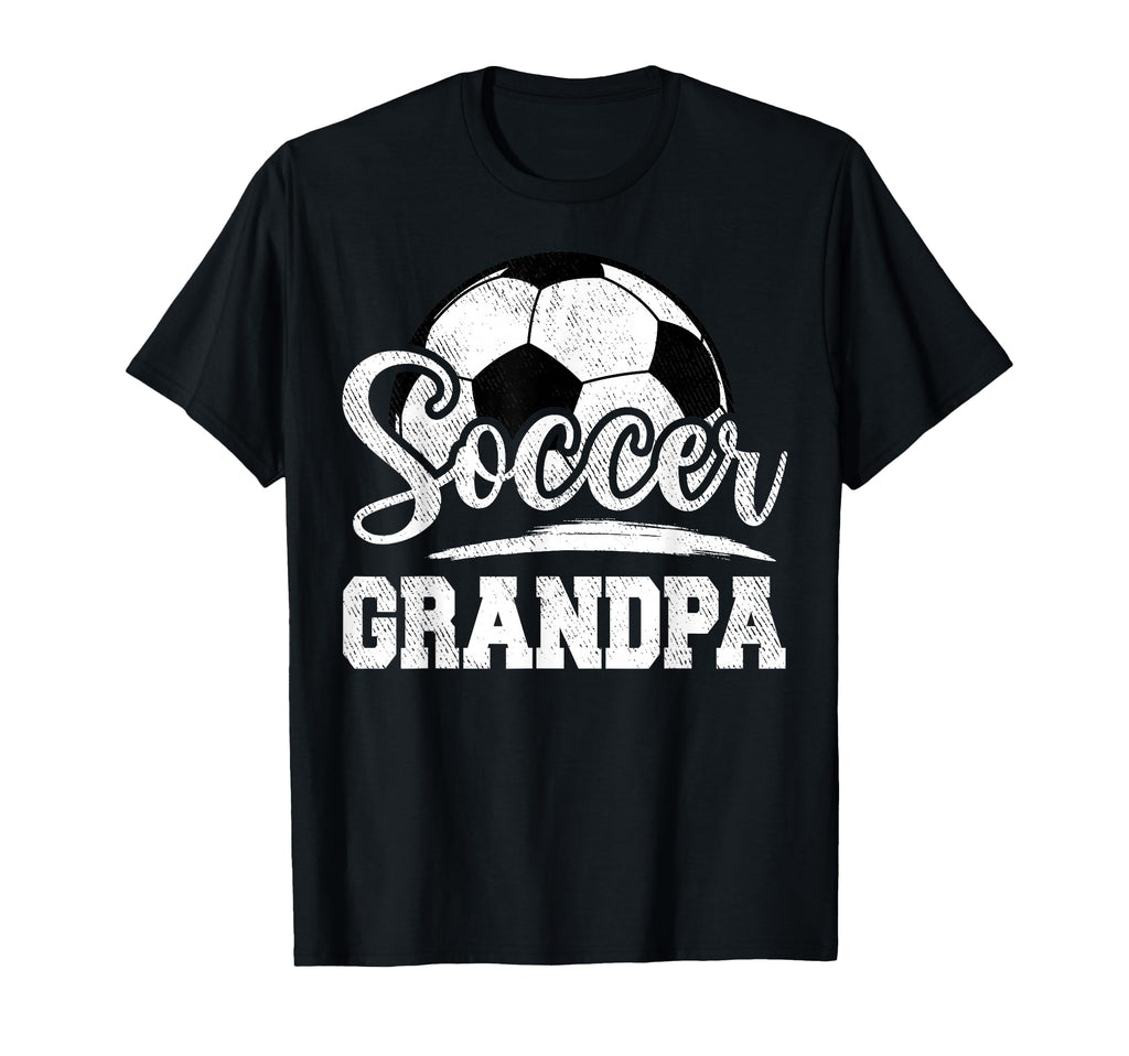 Soccer Grandpa Soccer Player Game T-Shirt - Minimalist Print for Adults