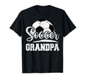 Soccer Grandpa Soccer Player Game T-Shirt - Minimalist Print for Adults