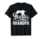 Soccer Grandpa Soccer Player Game T-Shirt - Minimalist Print for Adults