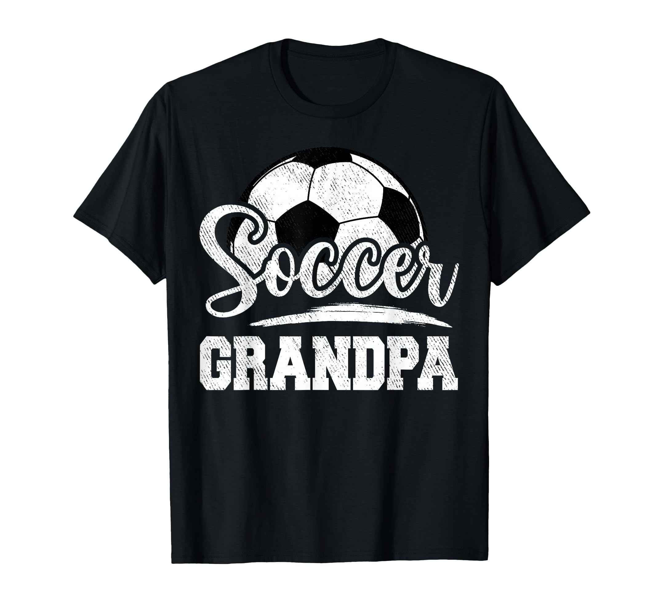 Soccer Grandpa Soccer Player Game T-Shirt - Minimalist Print for Adults