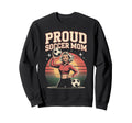 Proud Soccer Mom Sunset Vibes Sweatshirt - Aesthetic Graphic Unisex