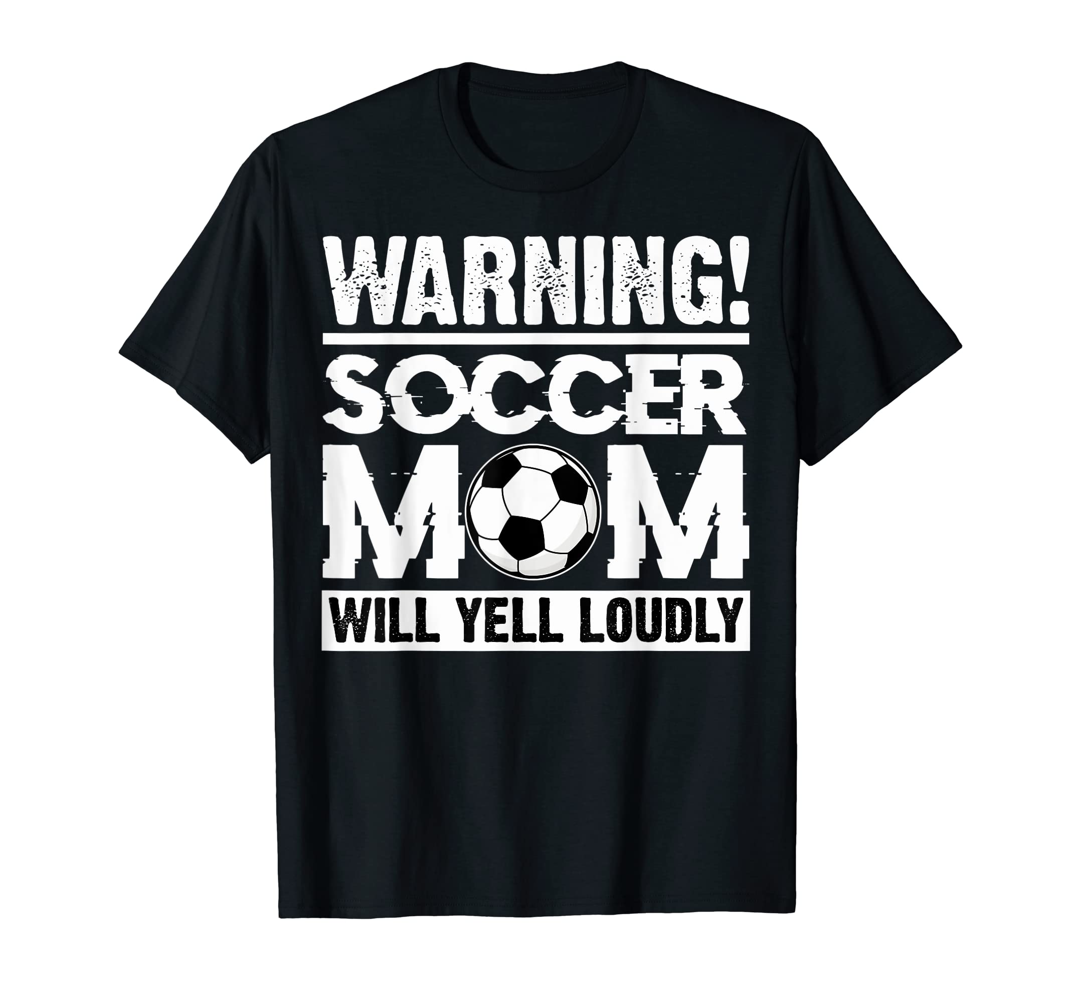 Funny Soccer Moms Warning Soccer Mom T-Shirt - Custom Art Print for Adults