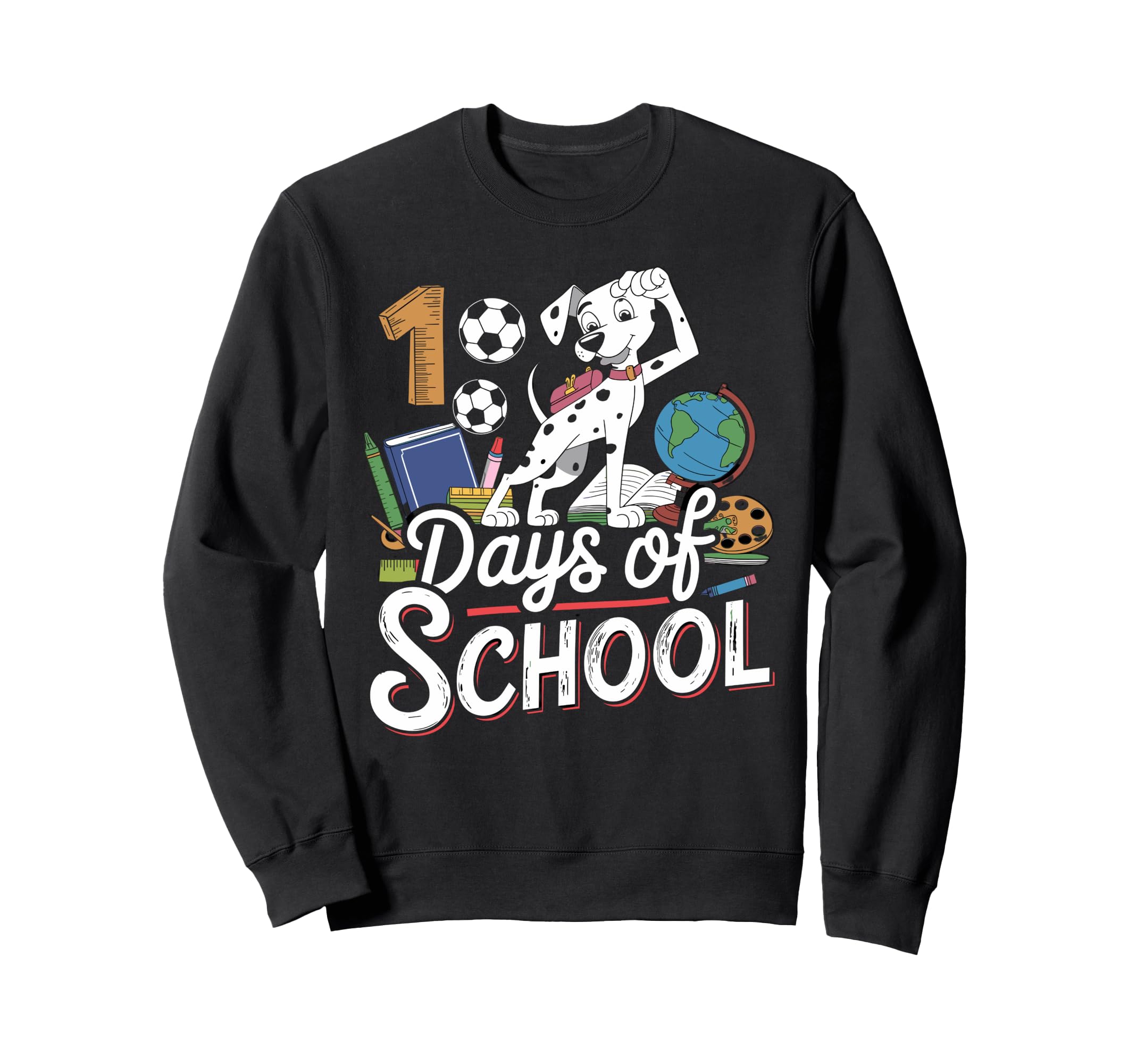 100 Day School Old Costume 100 Soccer Sweatshirt - Custom Art Print Unisex
