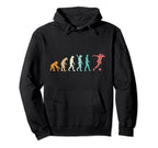 Soccer Evolution Hoodie - Minimalist Print for Adults
