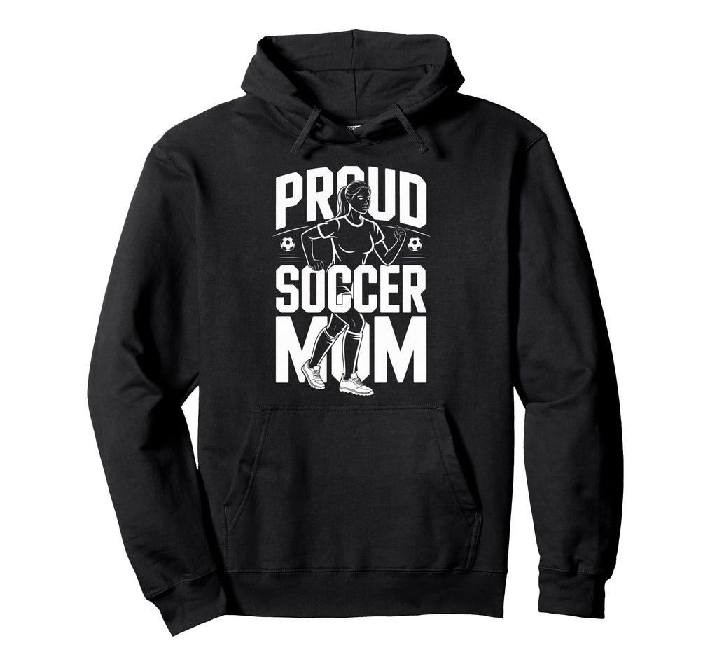 Proud Soccer Mom Sunset Vibes Hoodie - Trendy Graphic Unisex