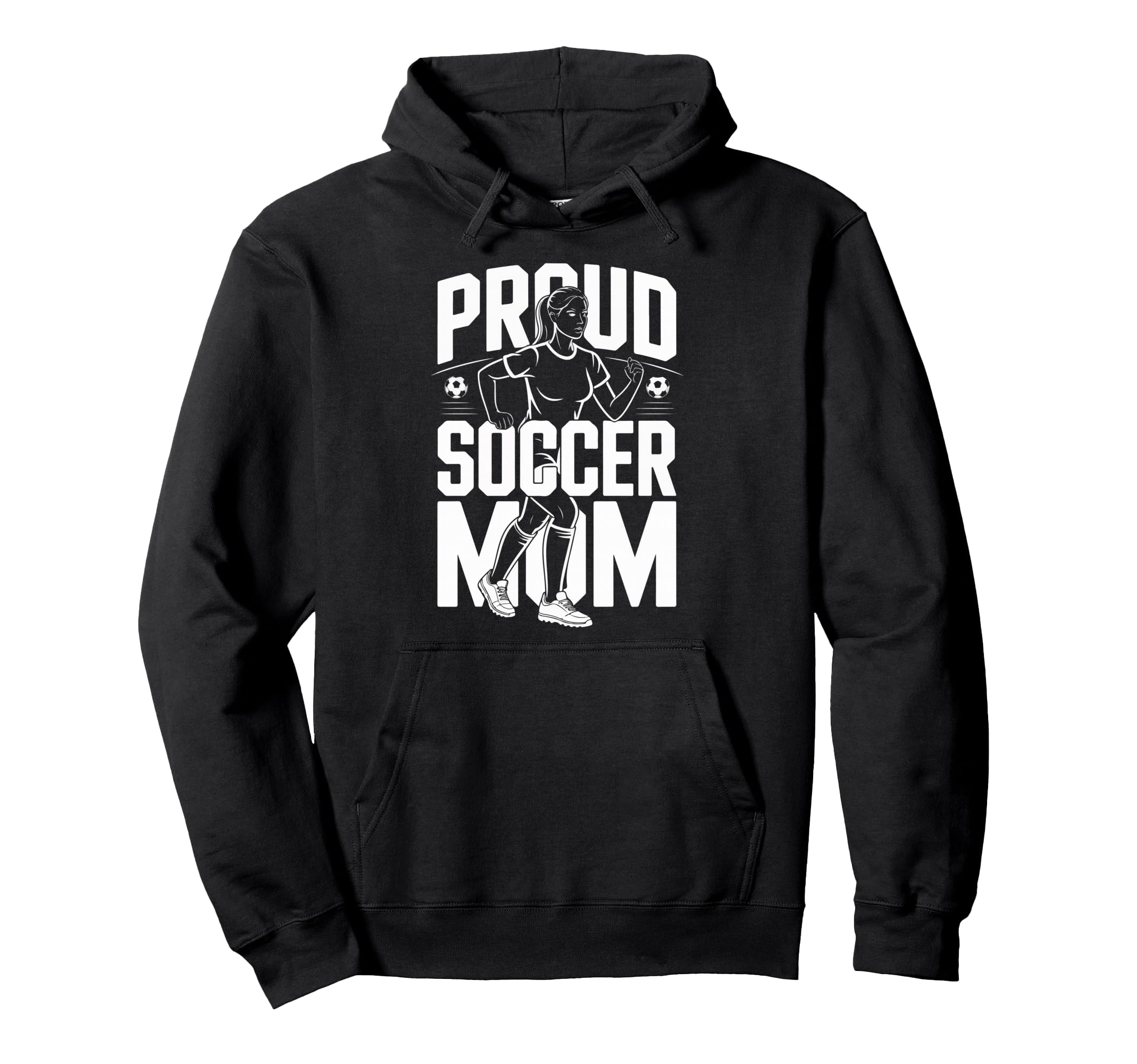Proud Soccer Mom Sunset Vibes Hoodie - Trendy Graphic Unisex
