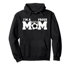 Im Proud Mom Funny Soccer Mom Hoodie - Streetwear Style Men Women