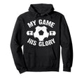 My Game His Glory Christian Soccer Christ Hoodie - Graphic Print Men Women