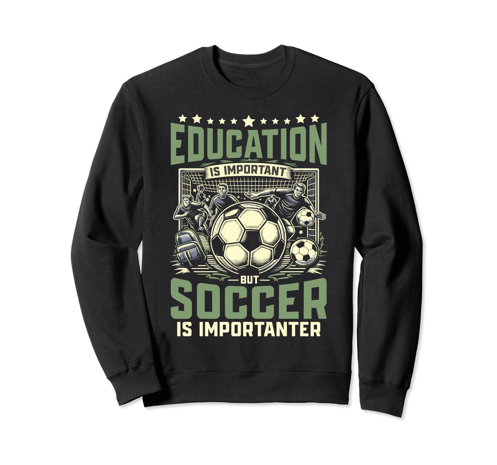 Sport Soccer Soccer Player Soccer Sweatshirt - Custom Art Print Unisex