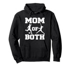 Mom Both Funny Soccer Softball Mom Hoodie - Streetwear Style for Adults