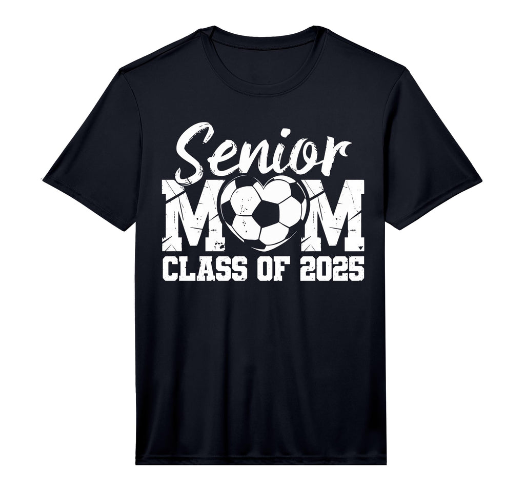 Mens Soccer Senior Mom Class 2025 T-Shirt - Graphic Print for Adults