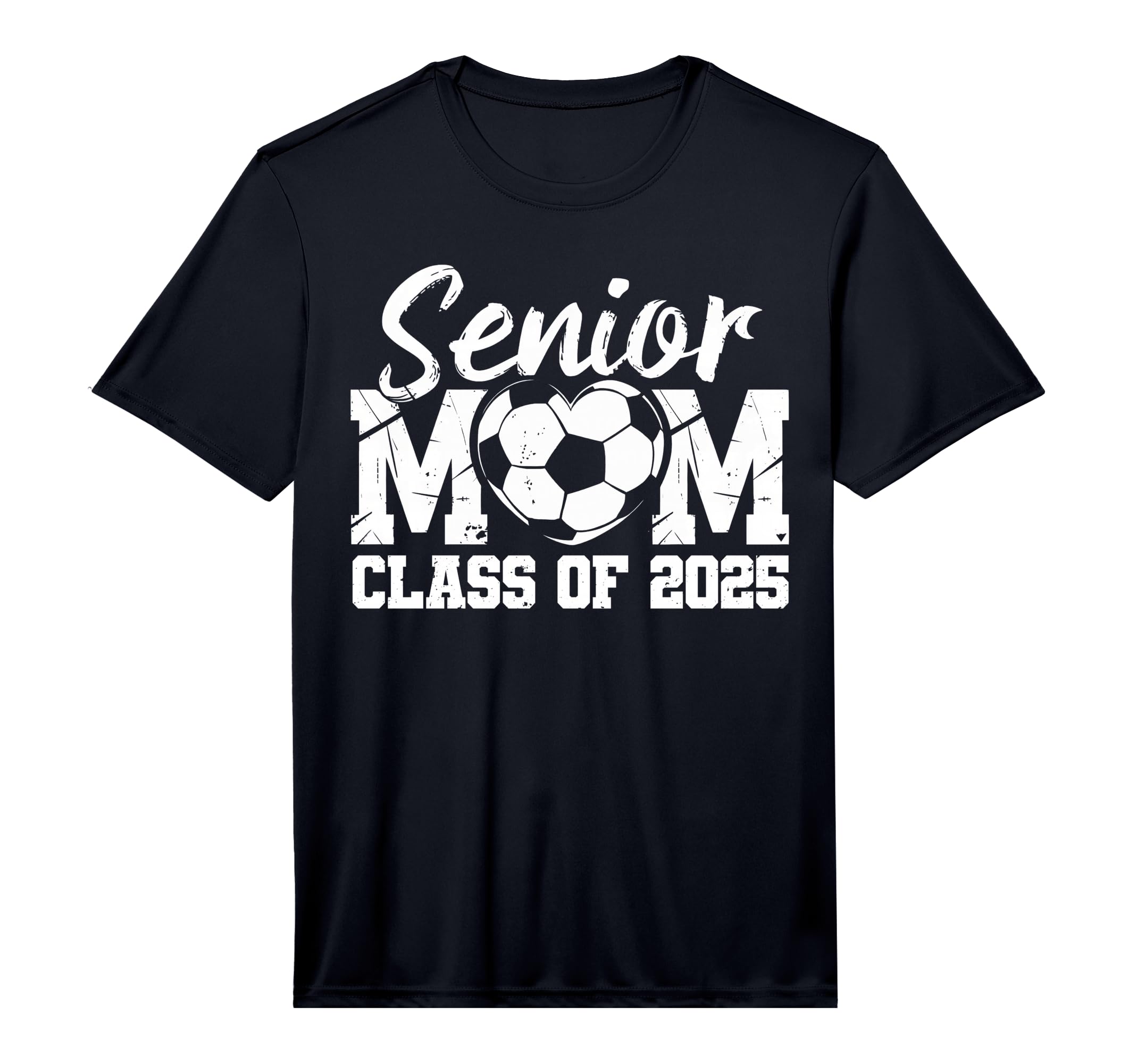 Mens Soccer Senior Mom Class 2025 T-Shirt - Graphic Print for Adults