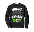 Nonna Birthday Soccer Ball Sweatshirt - Custom Art Print Unisex