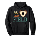 My Heart Is That Field Soccer Mom Hoodie - Aesthetic Graphic for Adults