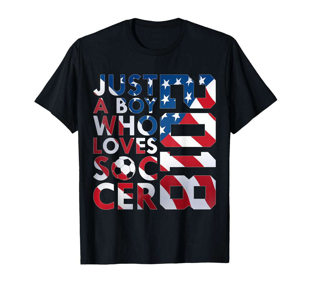 2018 Just Who Loves Soccer 8Th T-Shirt - Custom Art Print for Adults