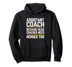 Funny Assistant Coach Soccer T-Shirt - Minimalist Print Men Women