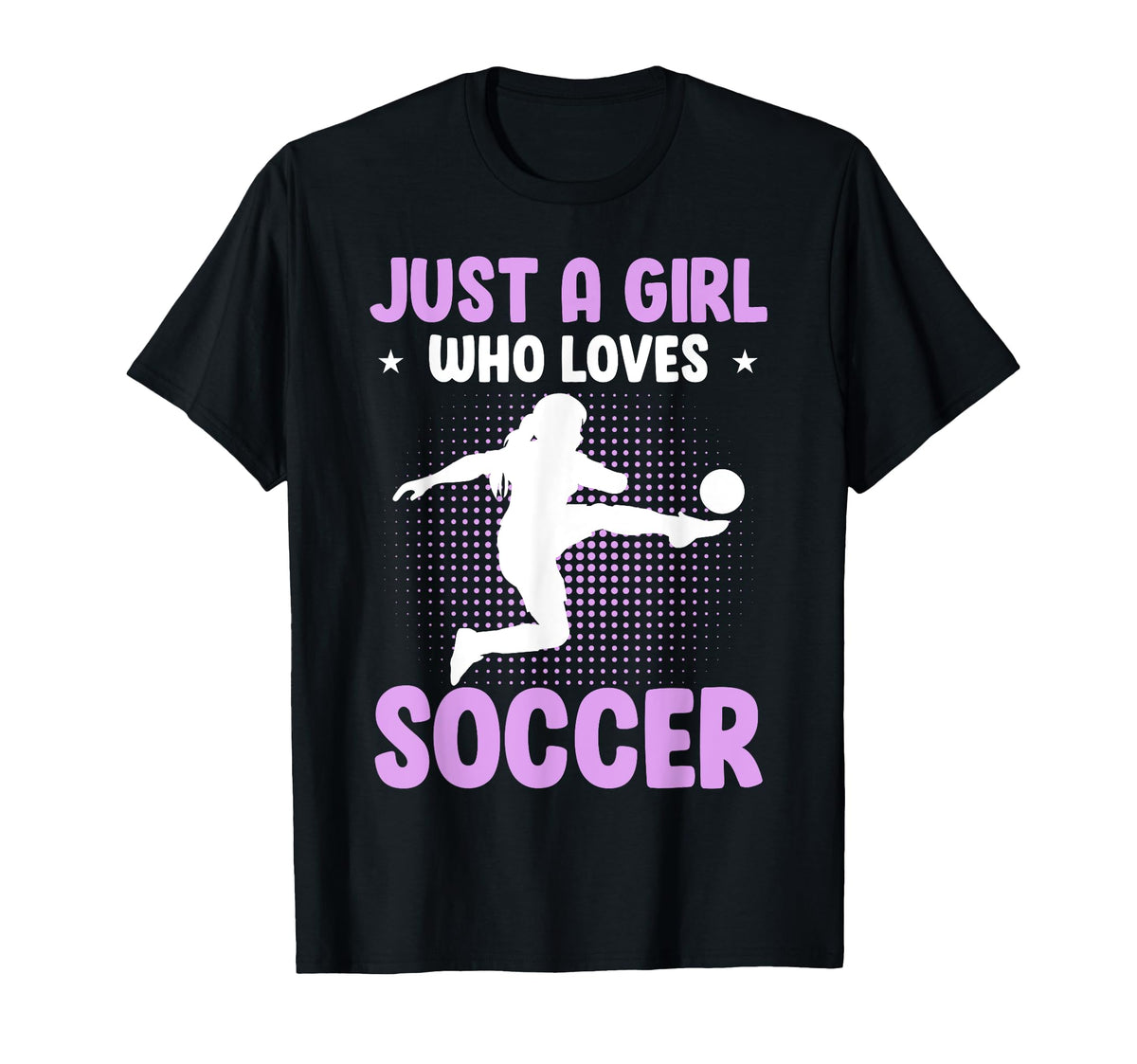 Just Who Loves Soccer T-Shirt - Casual Everyday Wear for Adults