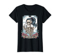 Soccer Mum Tarot Card Skeleton Soccer T-Shirt - Unique Graphic for Adults