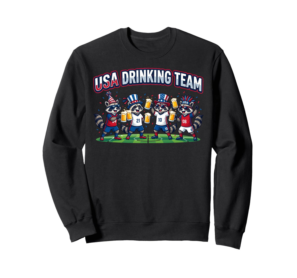 Usa Raccoon Soccer Tournament 2016 Sweatshirt - Graphic Print Unisex