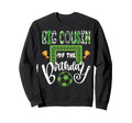 Big Cousin Birthday Soccer Sweatshirt - Fun Novelty Design for Adults