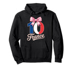 10 France Birthday Number 10 Soccer Hoodie - Aesthetic Graphic Men Women
