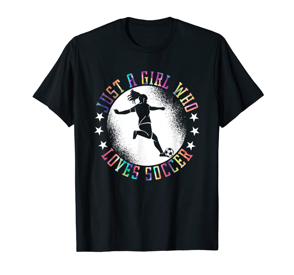 Just Who Loves Soccer Soccer T-Shirt - Custom Art Print for Adults