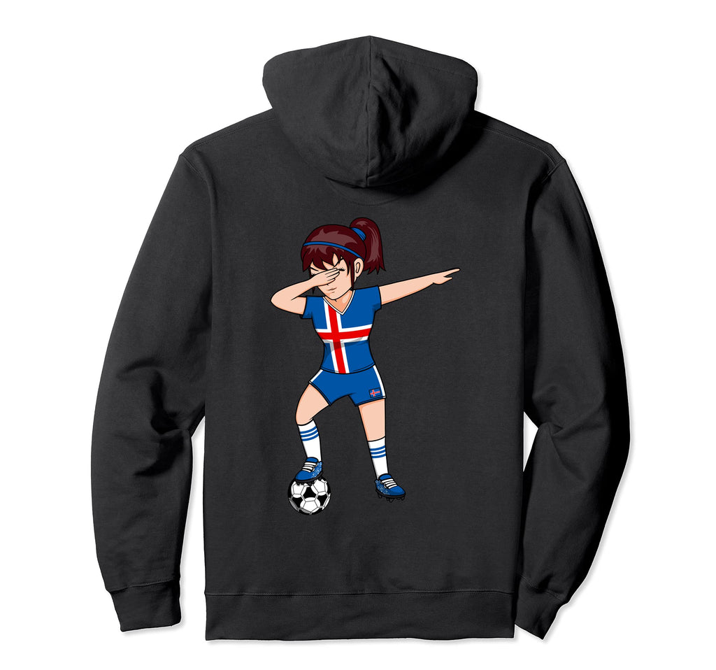 Dabbing Soccer Iceland Jersey Icelandic Hoodie - Unique Graphic Unisex
