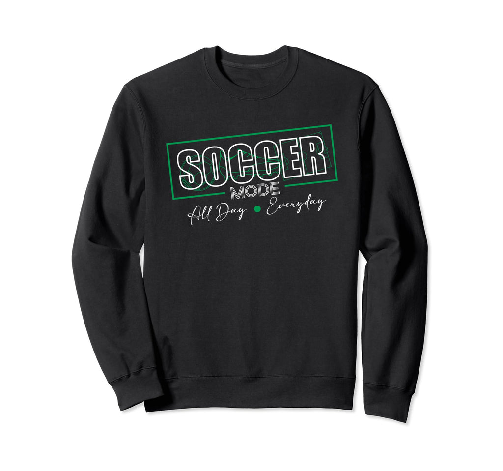 Athlete Player Soccer Mode All Day Sweatshirt - Trendy Graphic Men Women