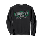 Athlete Player Soccer Mode All Day Sweatshirt - Trendy Graphic Men Women