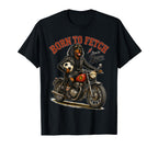 Gordon Setter Motorbike Love Footbal T-Shirt - Streetwear Style for Adults