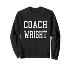 Coach Wright Custom Football Sweatshirt - Streetwear Style for Adults
