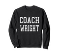 Coach Wright Custom Football Soccer Sweatshirt - Graphic Print Men Women