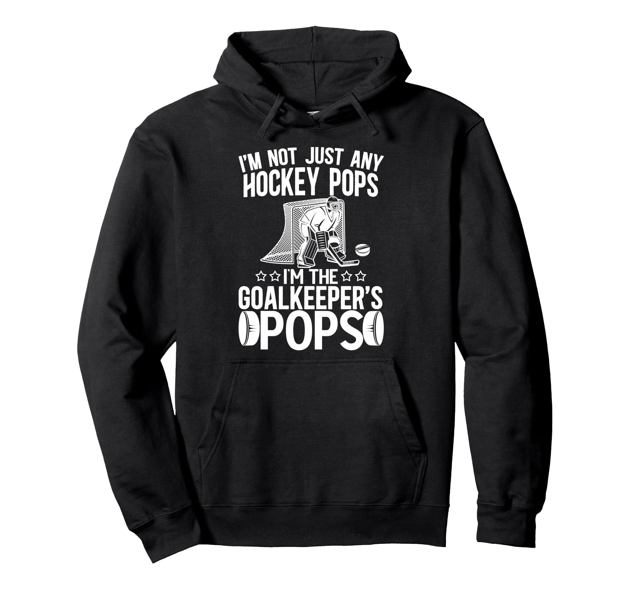 Im Ice Hockey Goalkeeper Pops Ice Hoodie - Aesthetic Graphic Men Women
